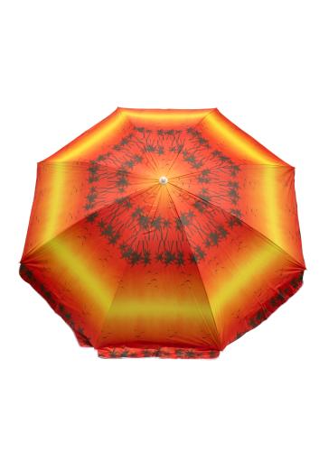Зонт пляжный фольгированный с наклоном (4 расцветок) 170 см 12 шт/упак М44458 - фото 6